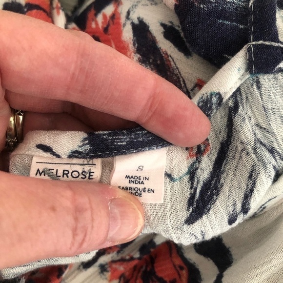 MELROSE and Market Boho Sharkbite Strappy Tunic - Picture 10 of 11